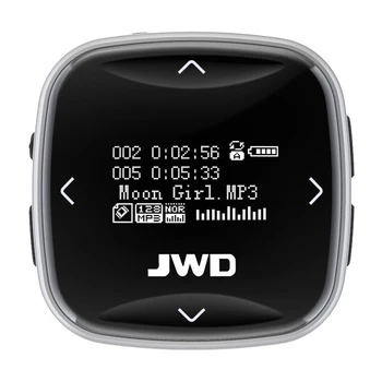 

JWD 8GB Sport MP3 Player JWM-101 Portable Audio Player FM Radio TXT E-Book Voice Recording 0.96 Inches OLED Screen w/ Headphones