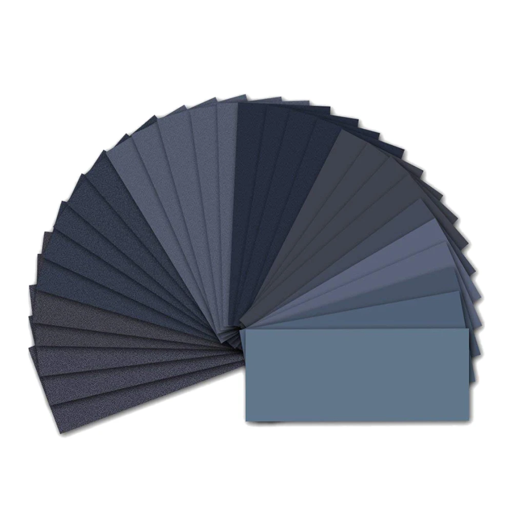 Wet Dry Sandpaper Assorted, 32 Pcs Abrasive Paper Sheets Assortment For Metal, Automotive, Wood Wet Dry Sandpaper Assorted, 32 Pcs Abrasive Paper Sheets Assortment For Metal, Automotive, Wood