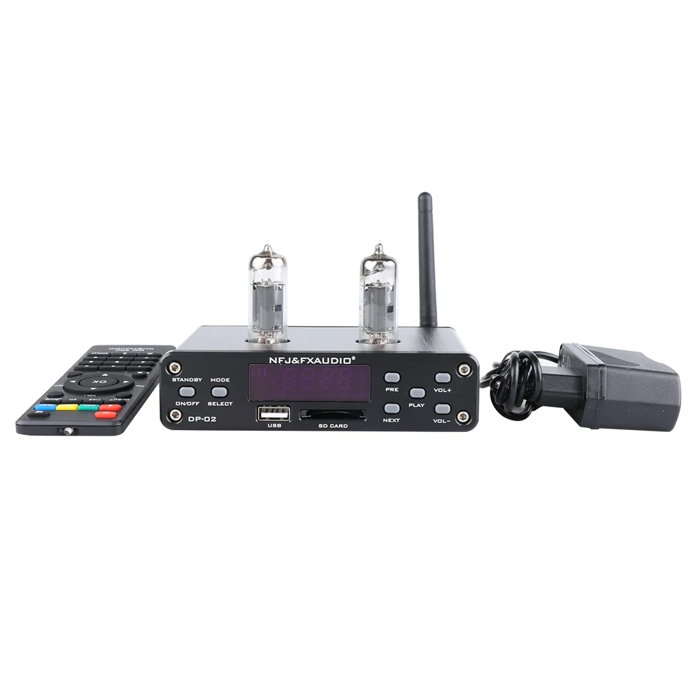 NFJ & FXAUDIO 6K4 мини Hi Fi bluetooth Аудио ламповый усилитель для наушников с поддержкой USB