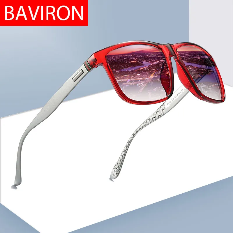 Женские Классические солнцезащитные очки BAVIRON большие винтажные модные