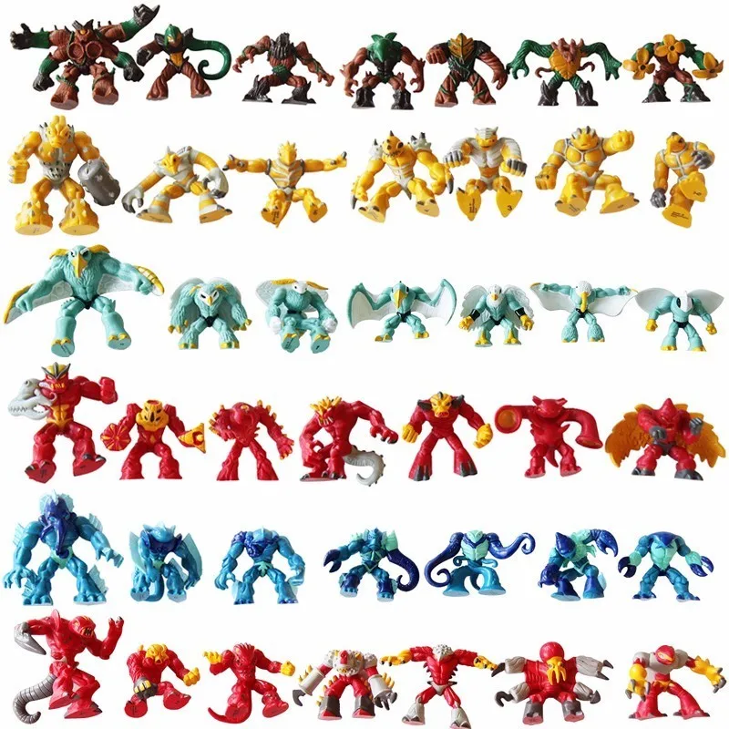 15Pcs/Set Gormiti Anime Action Figure Dolls Mixed Style Atomic 