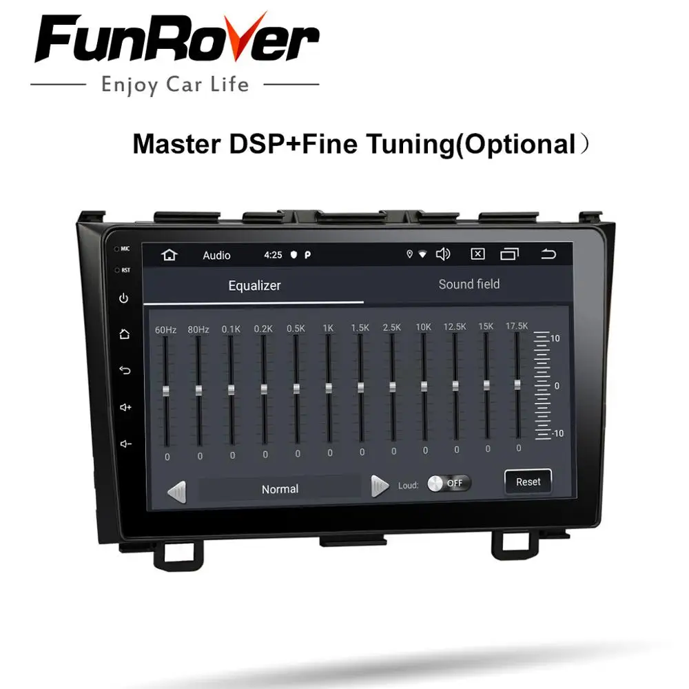 Flash Deal FUNROVER 2. 5D+IPS android 9.0 car radio multimedia player dvd For Honda CRV CR-V 2006-2011 car gps navigation stereo 4G SIM RDS 4