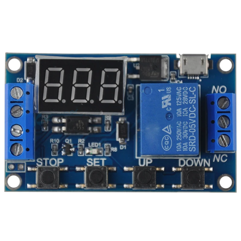 

KAMOER CT001 Micro-Pump Timer Control Switch Module For two-wire micro-pumps (Liquid Peristaltic Pump,Diaphragm Pump)