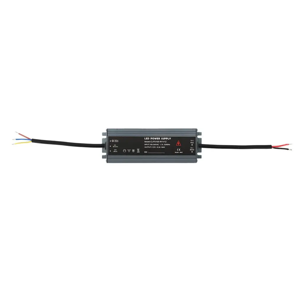 

DC 12V 100W LED Power Supply Switch Current Volt Driver Adaptor Switching Lighting Stabilized Transformer IP67 Waterproof