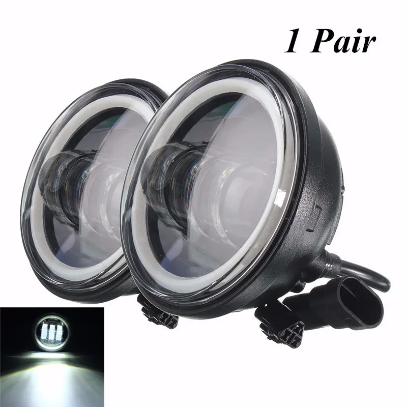 

4 inch LED Driving Auxiliary Lamps Sides Headlights For Harley Motorcycle for Jeep for Wrangler