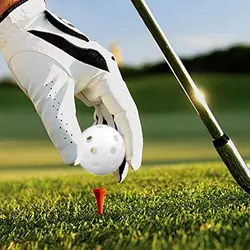 Пластиковые 41 мм мячи для гольфа Floorball воздушный поток полый с отверстием мячи для гольфа открытый мячи для обучения игре в гольф