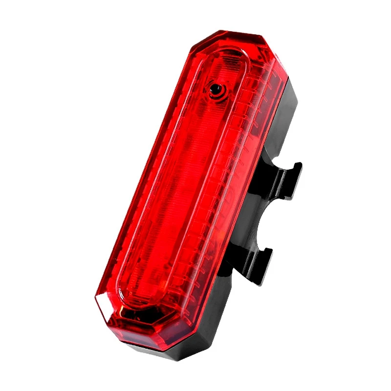 

4 Modes LED Bicycle Cycling Rear Tail Night Light USB Rechargeable Red Lamp