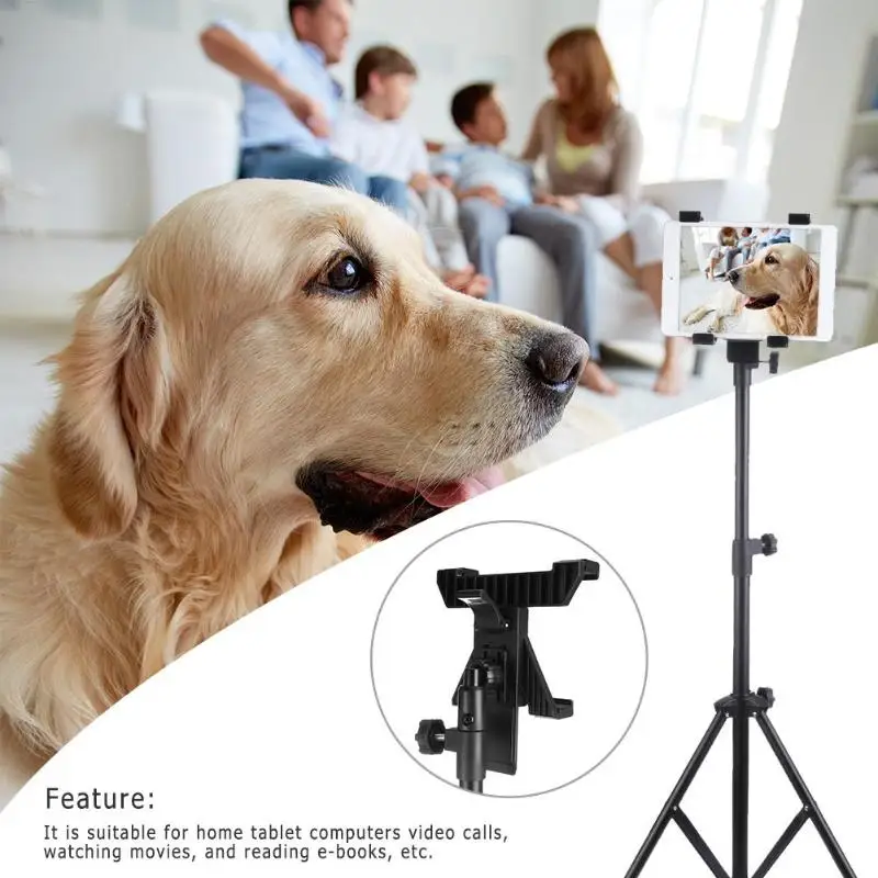  Tablet Stand Phone Holder Adjustable Tripod Floor for mini iPad Flexible Bracket Music Rack Mount S