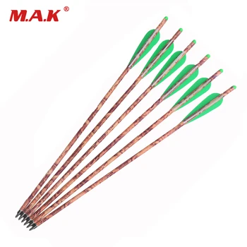 

20 Inches Mixed Carbon Crossbow Arrow Outside Diameter 8.8mm with Replaceable Arrowhead for Hunting Shooting
