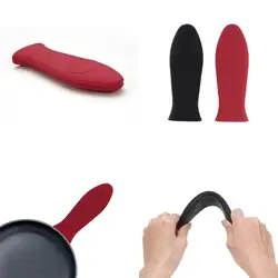 Прочный термостойкий сковорода ручка крышка кухня красный, черный инструмент