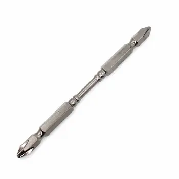 

PH2 1/4 inch Hardness Magnetic 110MM Cross Head Screwdriver Bit Extended Length Double Head Electric Screwdriver Phillips Scre