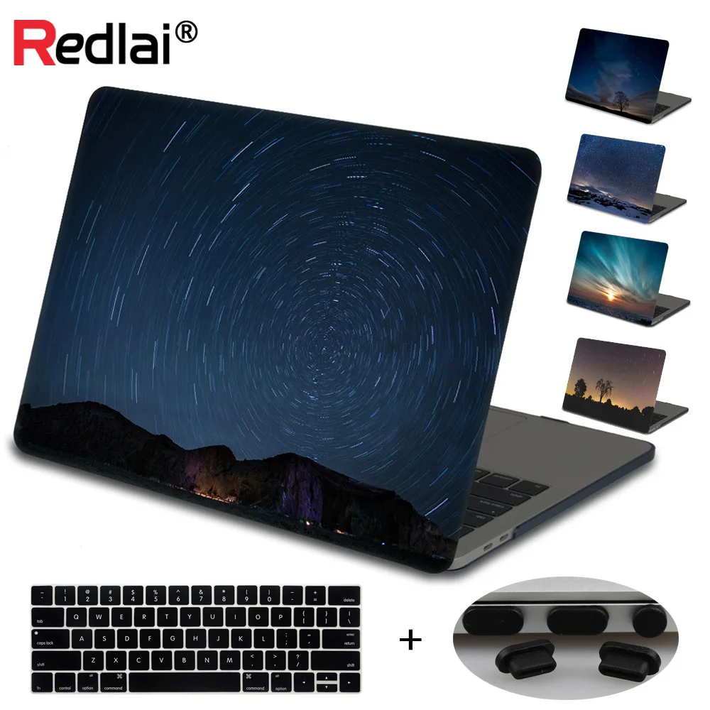 Чехол для ноутбука Redlai Apple Macbook Air Pro retina 13 15 дюймов жесткий чехол с принтом