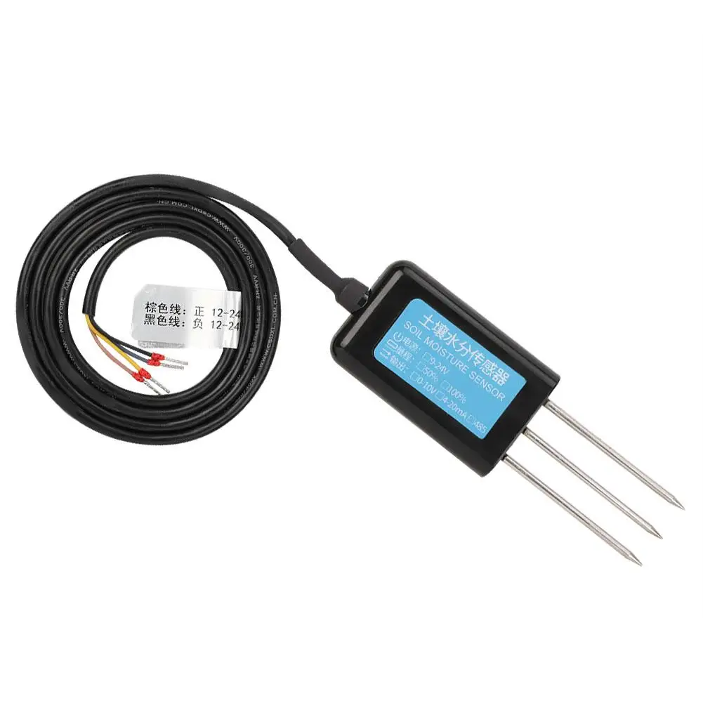 

Soil Moisture Meter Soil Moisture Sensor Humidity Temperature Electrical Conductivity Tester Meter RS485 Output