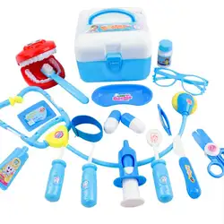 Дети Моделирование доктор ролевые игры набор игрушка медицина коробка инструменты медсестра детские игровые наборы 1 компл.. = 18 *