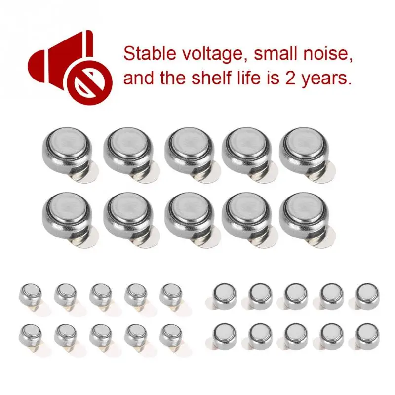 100 шт батареи слухового аппарата специальные безртутные цинковые воздушные батареи