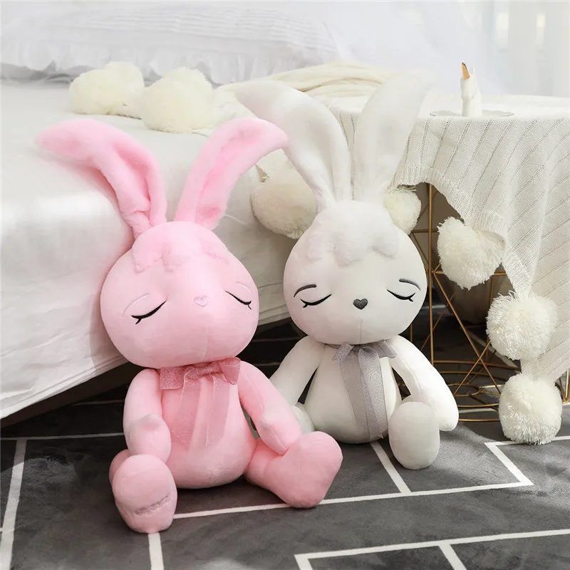 Alta calidad de conejo de Peluche juguetes Alice conejo bebé suave comodidad para dormir apaciguar niños muñecas Peluche muñeca de regalo
