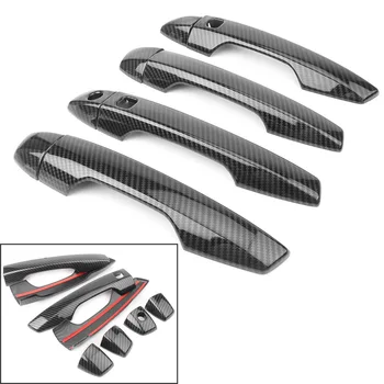 

Carbon Fiber Look Door Handle Cover Smart keys for Mitsubishi Eclipse Cross 2018