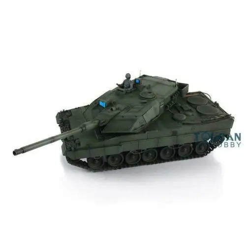 Henglong 1/16 зеленый 6,0 версия инфракрасный боевой пластик Leopard2A6 RTR rc Танк 3889 Вт/360 револьверная