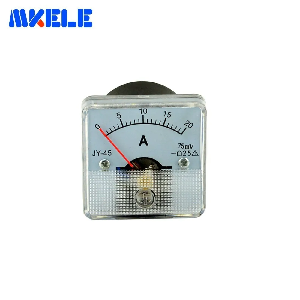 

DC 20A Current Meters Analog Ammeter Panel Current Amper Meter Pointer Diagnostic-tool Amperimetro Ampermeter Tester