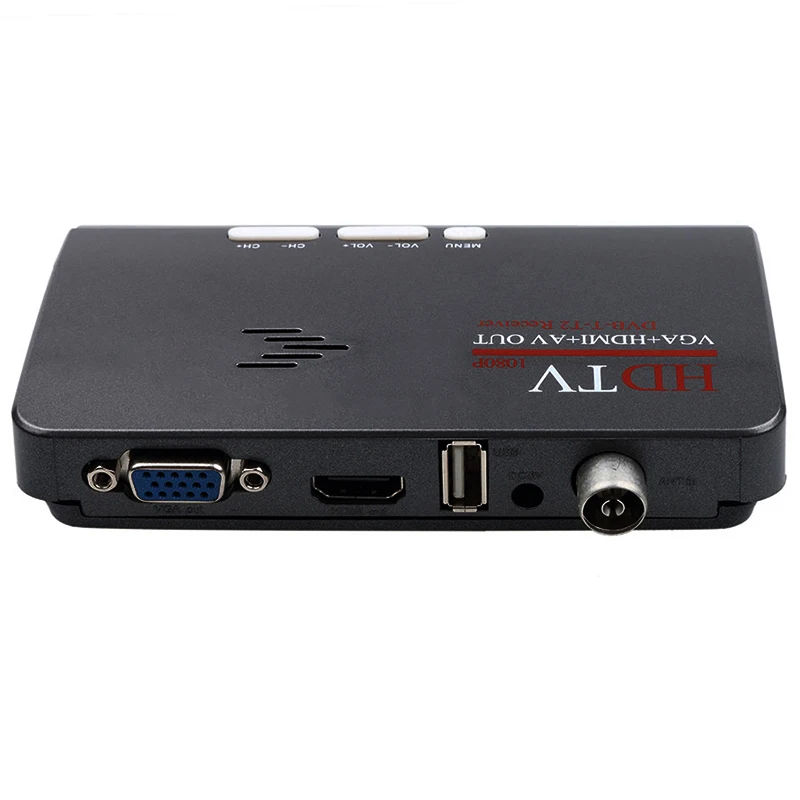 Smart Tv Box Us Plug 1080P Hd Dvb-T2/T Tv Box Hdmi Usb Vga Av Tuner Receiver Digital Set-Top Box