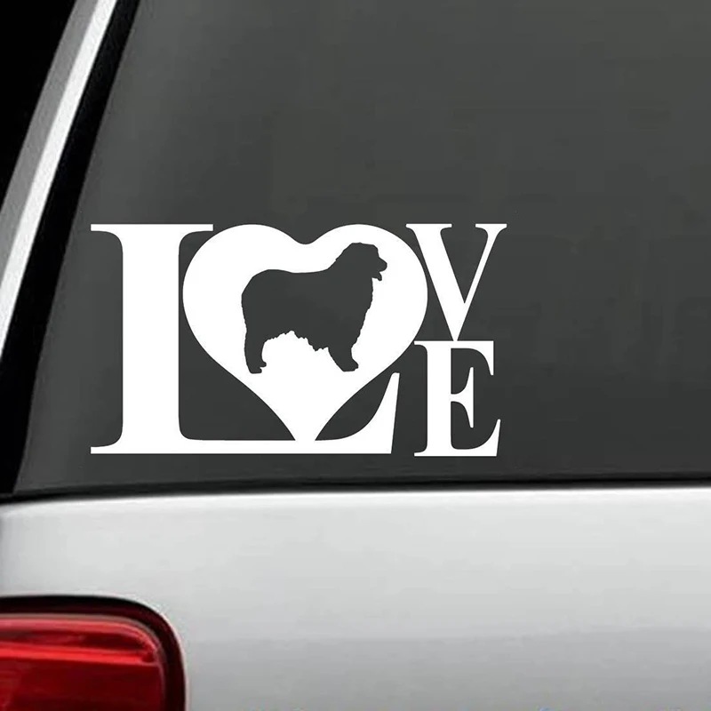 

Австралийский пастух, любовь, наклейка для автомобиля, грузовик, искусство, живопись, наклейки, виниловые декоративные наклейки