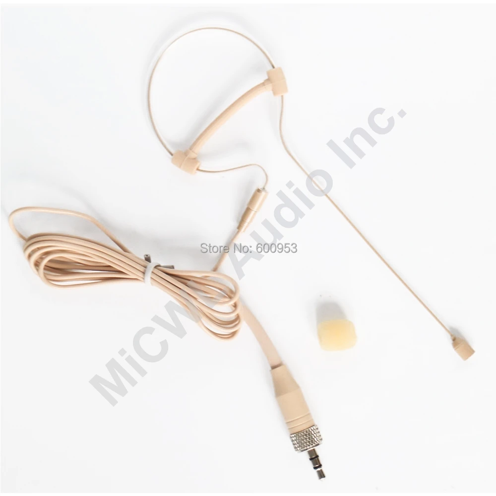 

Free Shipping Omni-directional Single Ear Wireless Headset Microphone for Sennheiser G1 G2 G3 G4 Radio Mics System Lock Plug