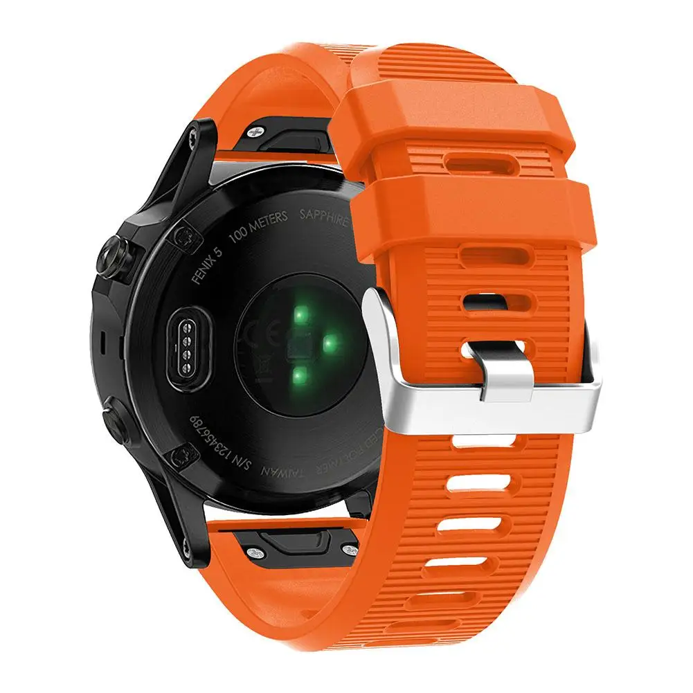

Strap Watch For Garmin Fenix5X Plus Strip Quick Release Silicone Sports Watch Band For Fenix Garmin Fenix5X Fenix3 HR Unisex
