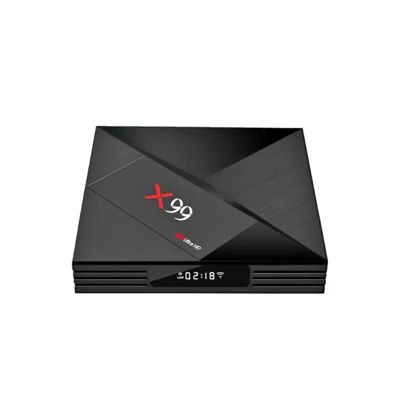 

Alloyseed Android 7.1 Smart TV Box RK3399 Quad Core 4GB+32GB 5G WiFi 4K Set-top Box with Voice Remote Control