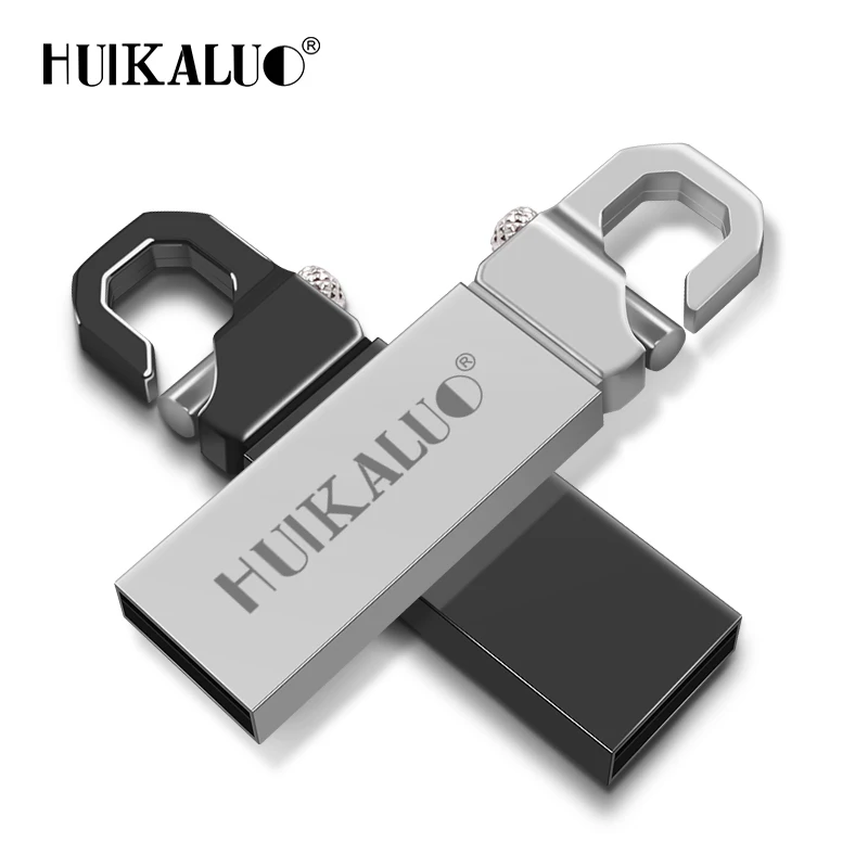 USB флеш накопитель металлический 64 ГБ 32 16 8 4 Гб диск водонепроницаемая Флэшка usb с