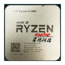AMD Ryzen 3 1200 R3 1200 3,1 ГГц Quad-Core Quad-нить Процессор процессор YD1200BBM4KAE гнездо AM4