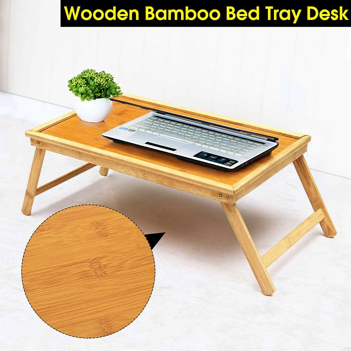 

Wooden Bamboo Foldable Bed Tray Breakfast Laptop Desk Tea Serving Table Stand New Laptop Stand Holder Notebook Cooler Cooling