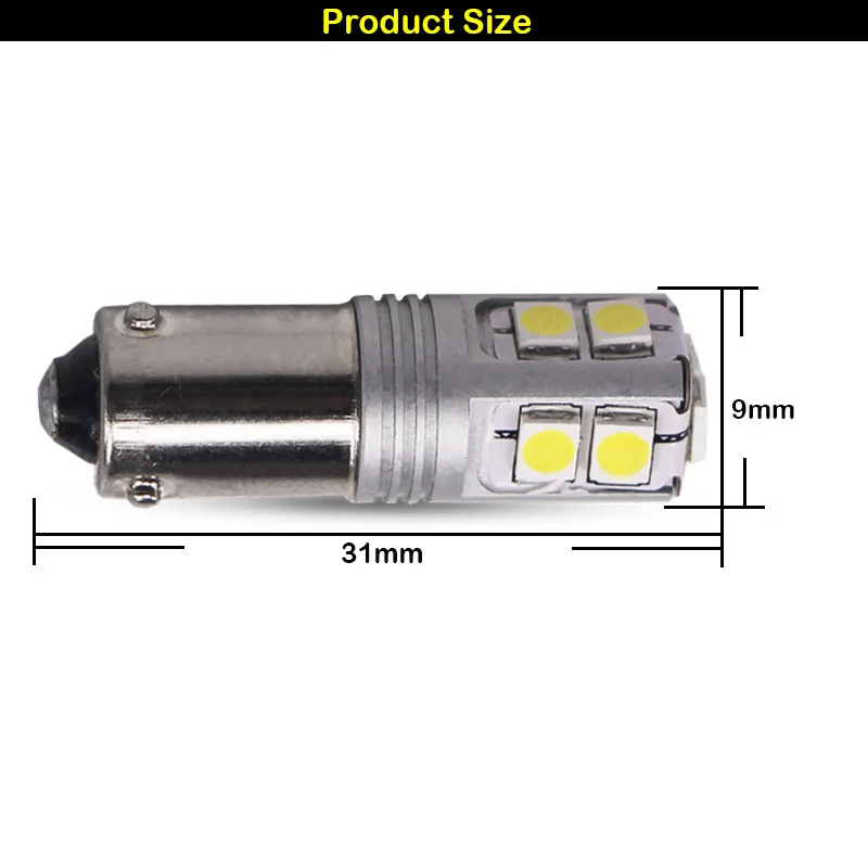 IJDM автомобиля BAY9S светодиодный Canbus ксеноновый белый 10-SMD 3030 чипы H21W светодиодный лампы для- BMW F32 F33 F82 4 тормозными системами серий Светильник лампы