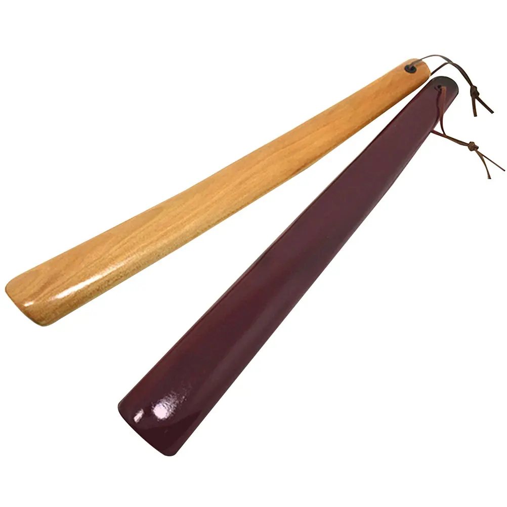 

Professional Wooden Long Handle Shoe Horn Comfortable Shoe Lifter for Women Men