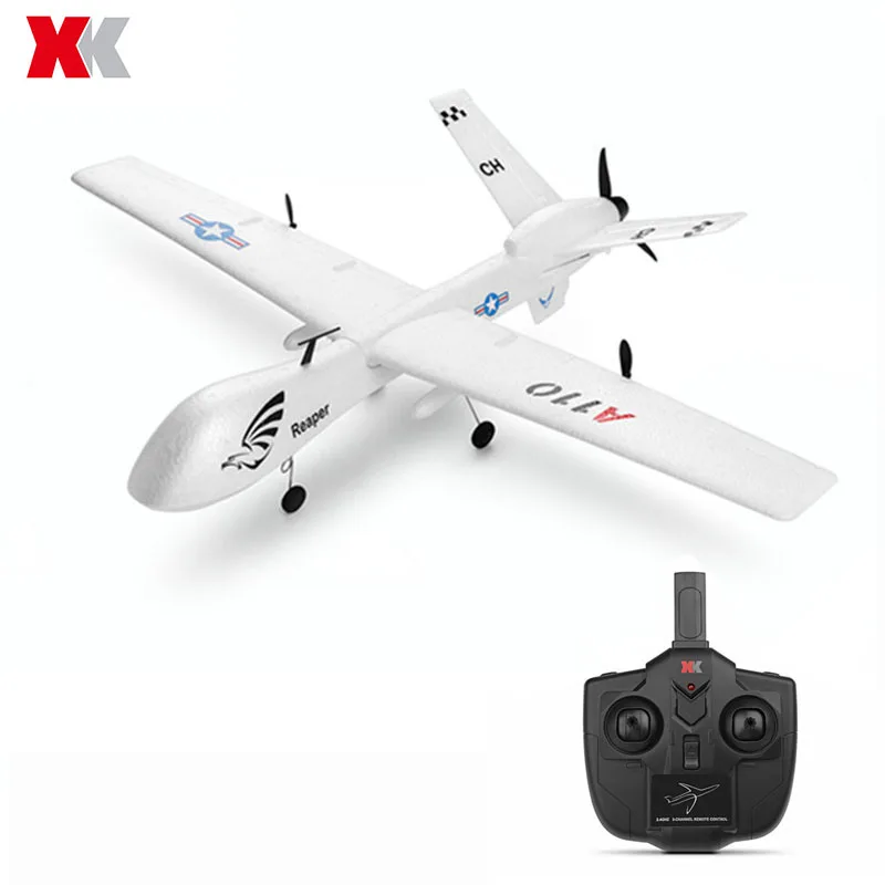 Радиоуправляемый самолёт XK A110 Predator MQ-9 EPP 565 мм Winspan 2 4 ГГц 3 канала | Игрушки и хобби