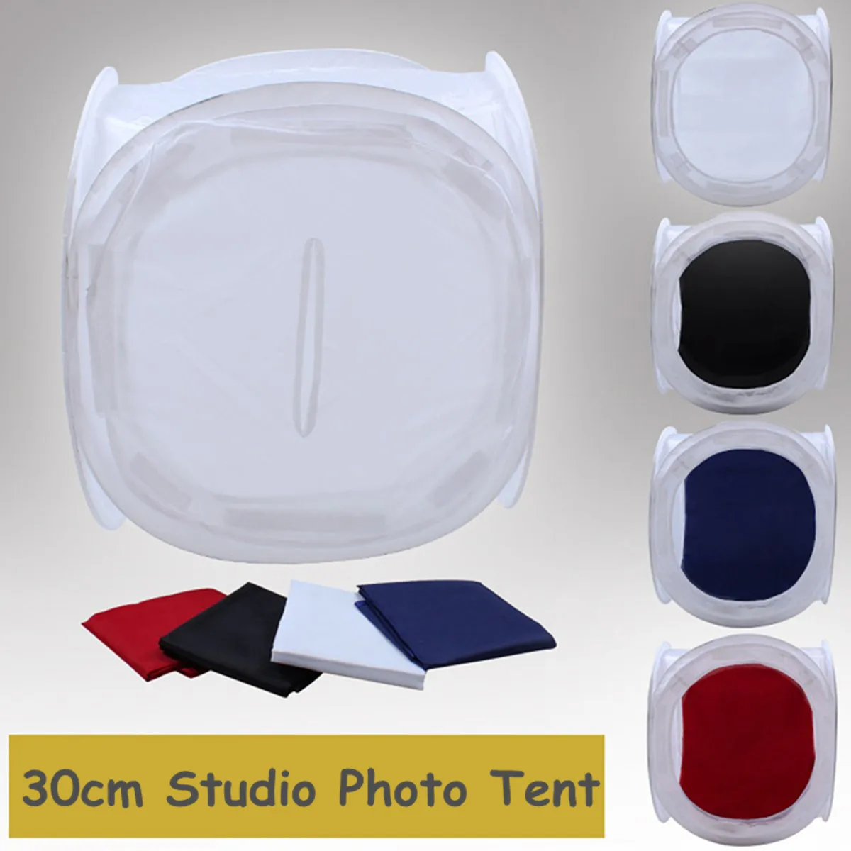 30x30x30 см Портативный фото свет для фотостудии поле освещения мини настольный съемки шатер-фон комплект складной фон