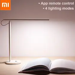 Xiaomi Mija MJTD01YL светодио дный умная Светодиодная настольная лампа без мерцания умная затемнения 4 режима освещения с помощью приложения пульт