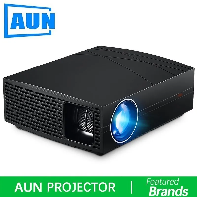 

AUN HD Projector F20, 4000Lumens 1280*800P,HD-IN,VGA,USB,HIFI Speaker,Home Cinema(Optional Android version Suppor 1080P,4K,AC3)