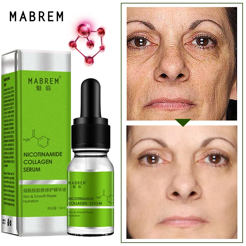 

Nicotinamide Collagen Repair Solution Serum Repair Skin Anti-aging Hyaluronic Acid Whitening Skin Care Essence Face Care TSLM1