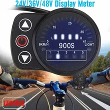 Электрический велосипед Ebike светодиодный дисплей интеллектуальная панель управления электрический скутер дисплей метр 24 В/36 В/48 В KT-светодиодный 900S Электрический велосипед