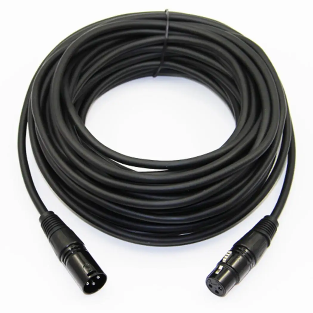 

XLR Male to Female Audio Cable For Connector for Black Stylish design with distinctive look. Microphone Mixer