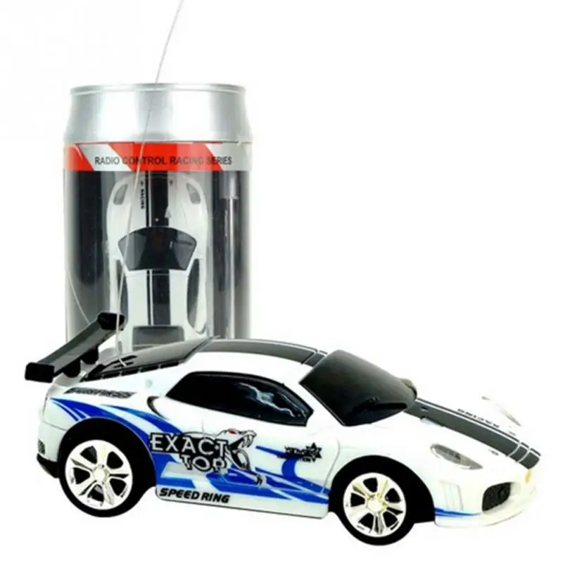 

2010B Mini Small Coke Can Remote Control Car Highspeed Micro Racing Car Toy Gift 4CH 1:58 RC Radio Remote Control Machine #19