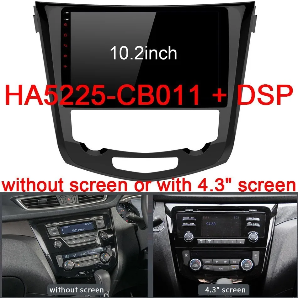 Discount 10.2" Android 8.0 Car GPS Radio Player for Nissan X-Trail Qashqail 2014 2015 2016 2017 with Octa Core 4GB+32GB Stereo Multimedia 2