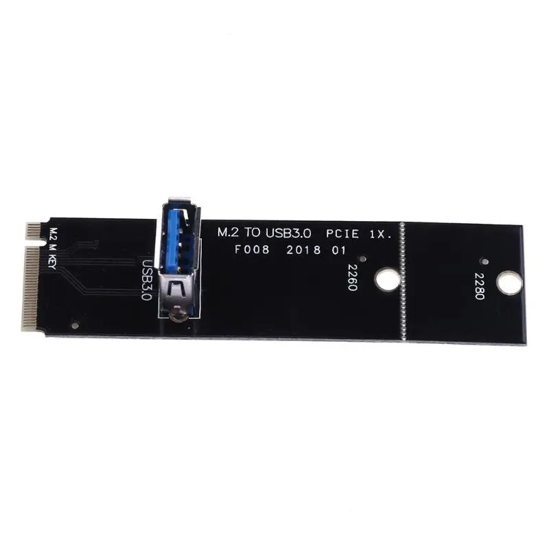 Конвертер M.2/NGFF на USB3.0 PCI E X16 адаптер для майнинга графическая плата