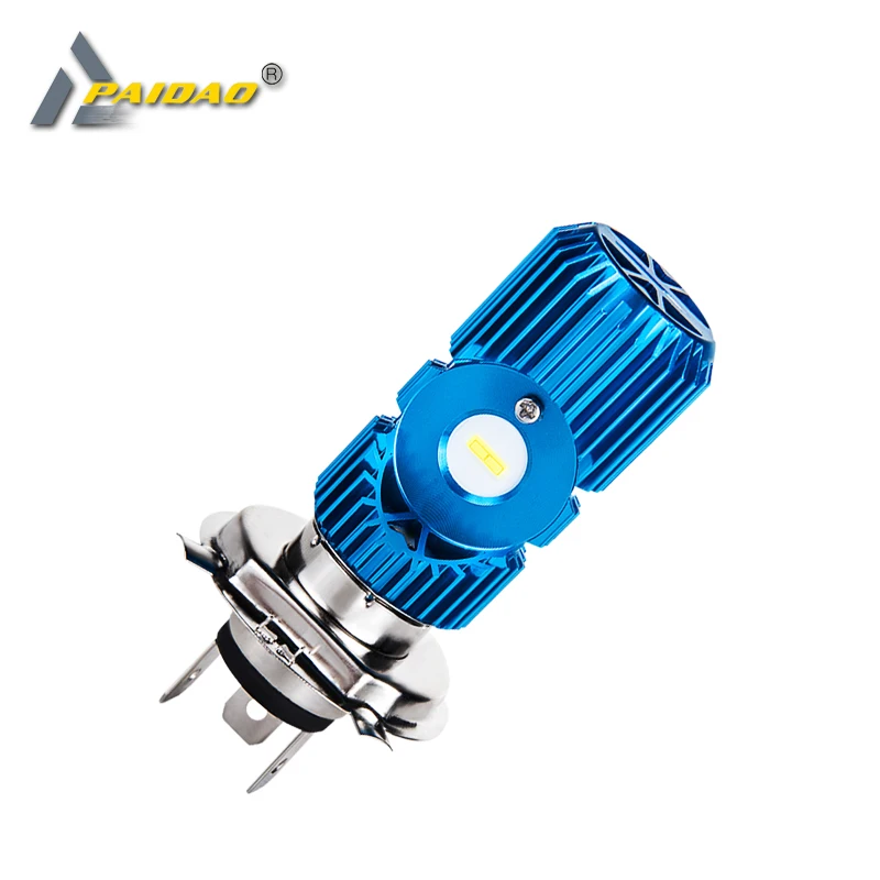Светодиодные фары для мотоциклов h4 DC12V 24 V 2400lm голубой обтекатель лампы высокой