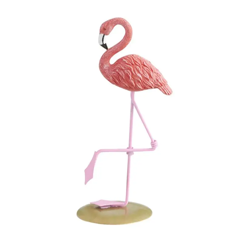 

1PCS Flamingo Resin Ornament Creative DIY Household Bedroom Garden Fairy Decoration Miniature Micro Landscape Gift