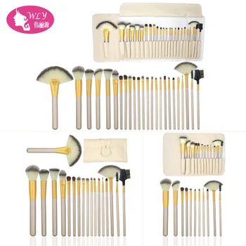 

12 A 18 A 24 a Makeup Brush Persian Hair Champagne M White Make-up Brush Set Makeup Tools Manufacturer Direct