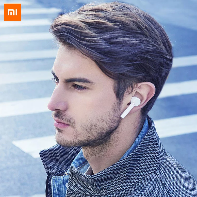 Bluetooth наушники Xiaomi Air TWS беспроводная гарнитура с микрофоном шумоподавление звук