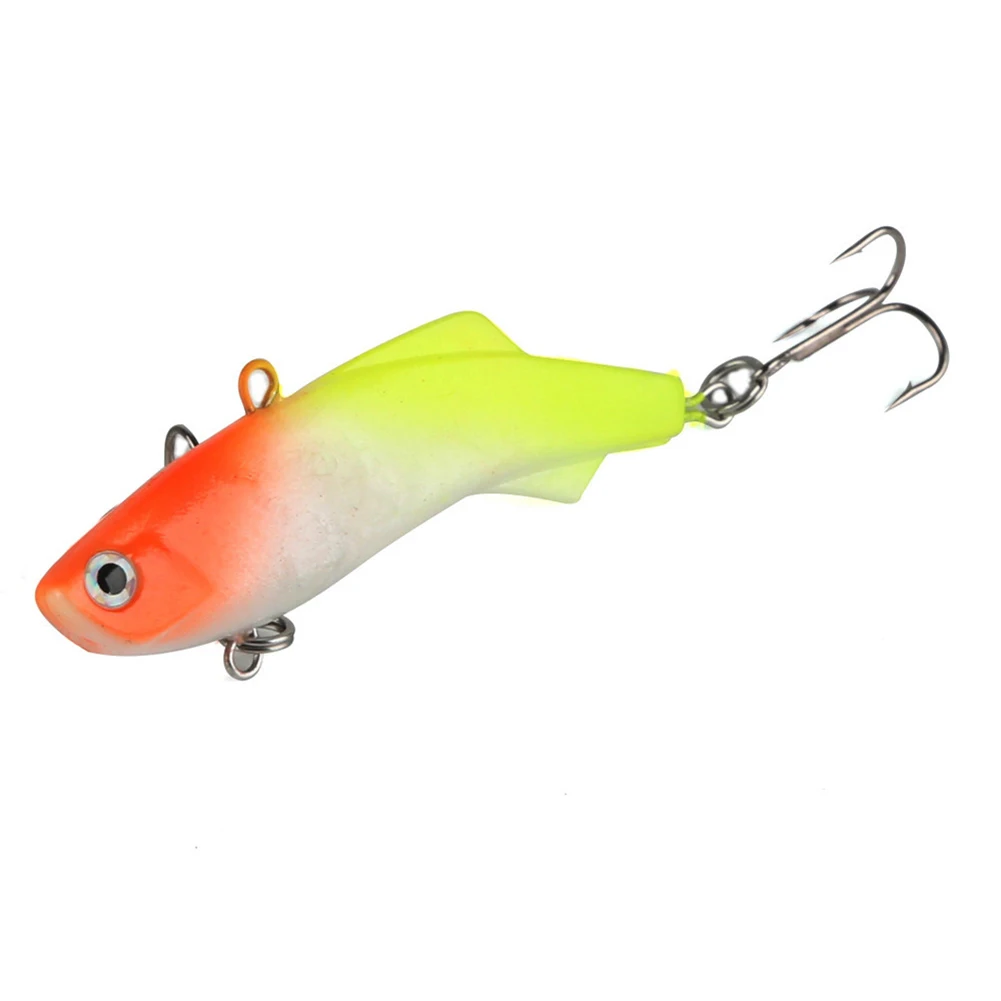 

HOT-Winter Fishing Lure Vib Ice Fishing Lure Soft Bait 7cm 16.7G Isca Artificial Bait Wobbler Sinking Fishing Lure