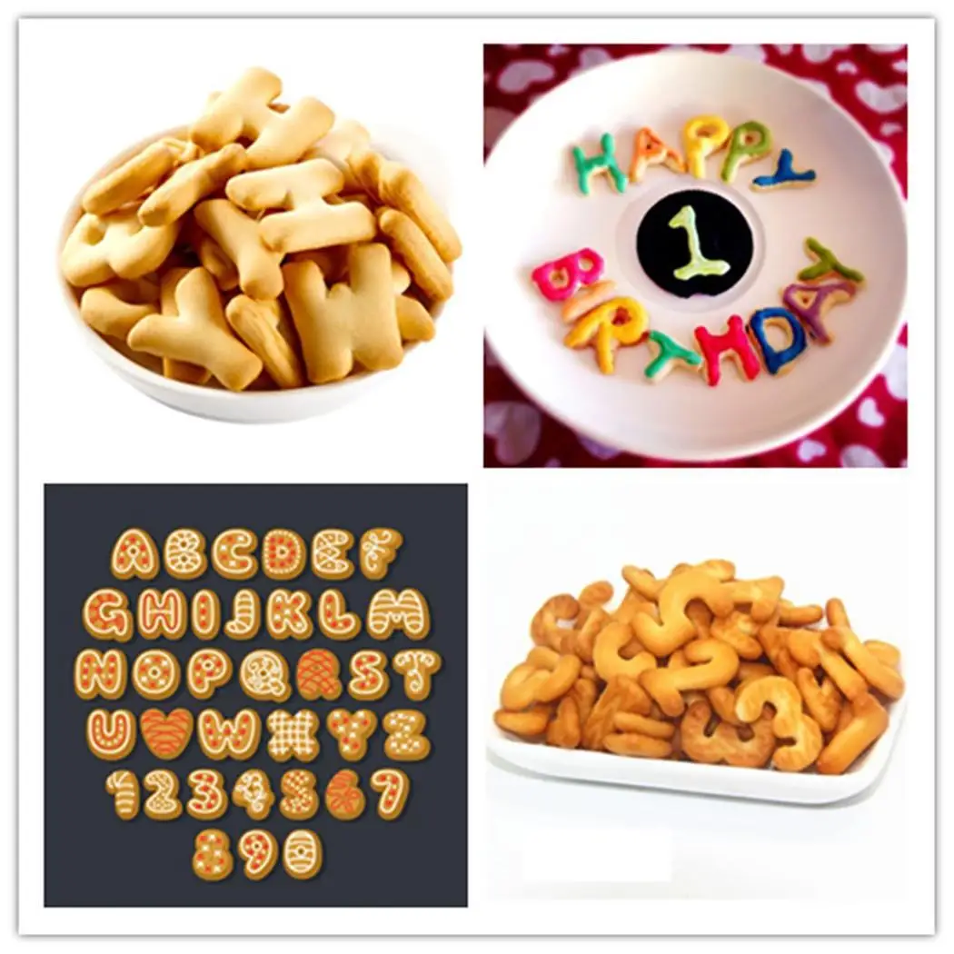 

Creative Cookie Mould Uppercase Lowercase Letter Spring Mold Kitchen Casual Home Baking Tool Practical Bakeware Cake Decoration