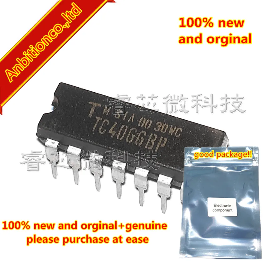 

10 шт. 100% новый и оригинальный TC4066BP CD4066BE DIP-14 QUAD, двусторонний переключатель